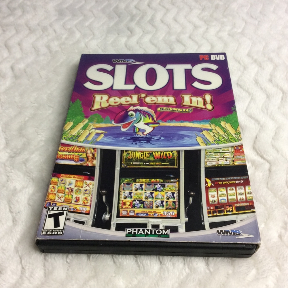 WMS Slots Reel Em In! Classic 2011 PC/DVD Game Clean Disc Tested with Manual